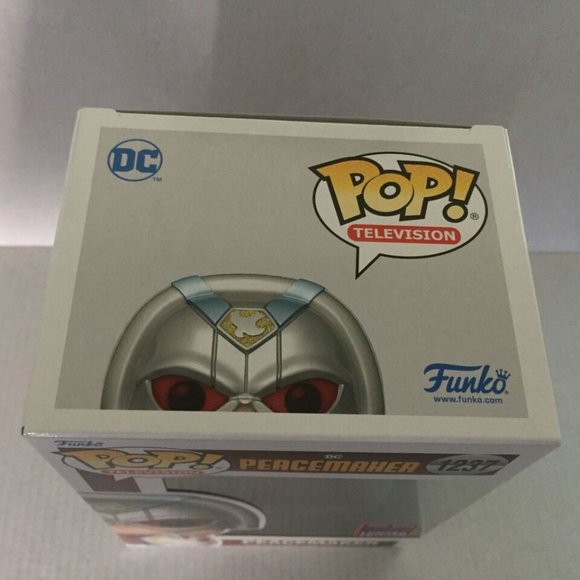 NEW 2022 Shared Wondercon Exclusive DC Comics Peacemaker Funko Pop Figure #1237 - Picture 5 of 8
